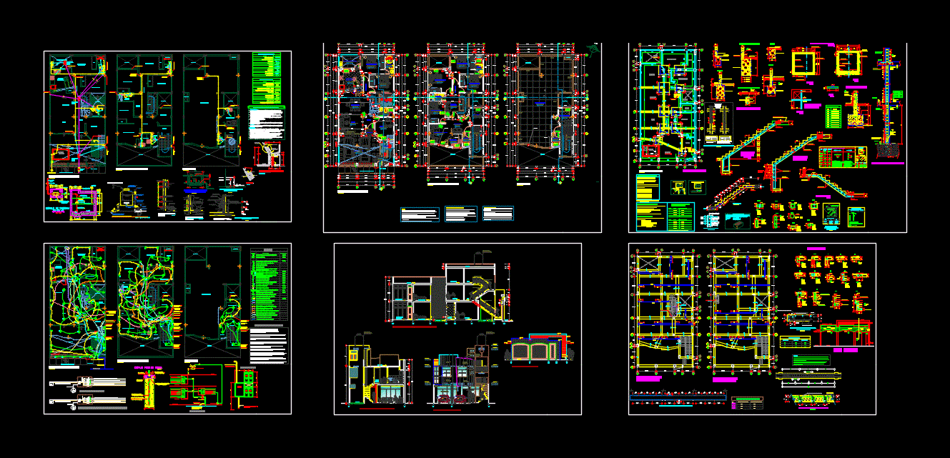 Housing 9x18 DWG Full Project for AutoCAD • Designs CAD