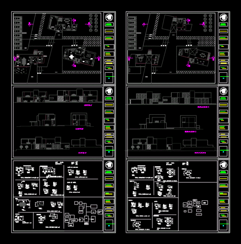 Housing – Condos DWG Block for AutoCAD