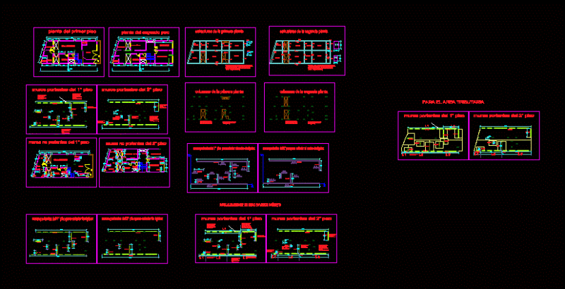 Housing – Structures DWG Block for AutoCAD