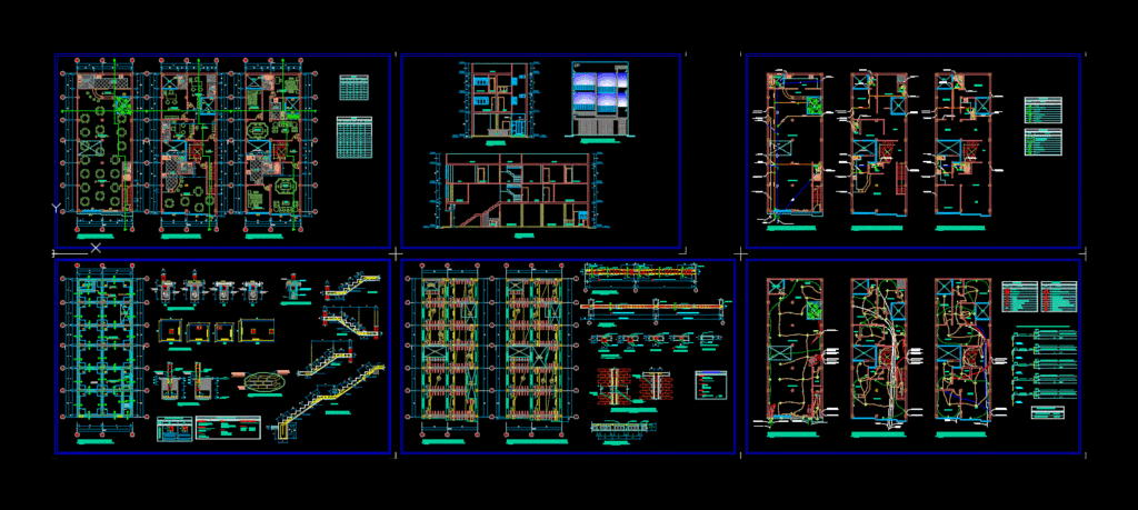 Housing – Trade DWG Block for AutoCAD
