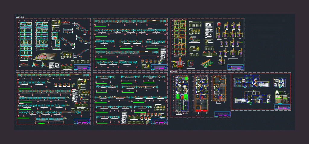 Housing – Trade DWG Block for AutoCAD