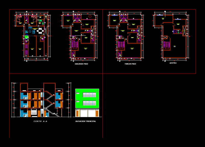 Housing – Trade DWG Full Project for AutoCAD