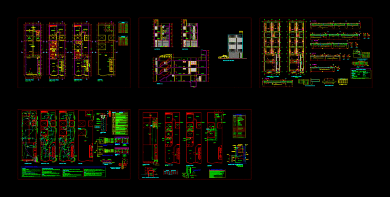 Housing – Trade DWG Plan for AutoCAD