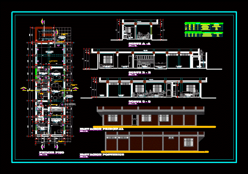 Housing – Warehouse DWG Block for AutoCAD
