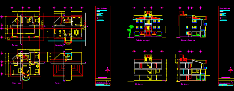 Housing And Apartment DWG Block for AutoCAD