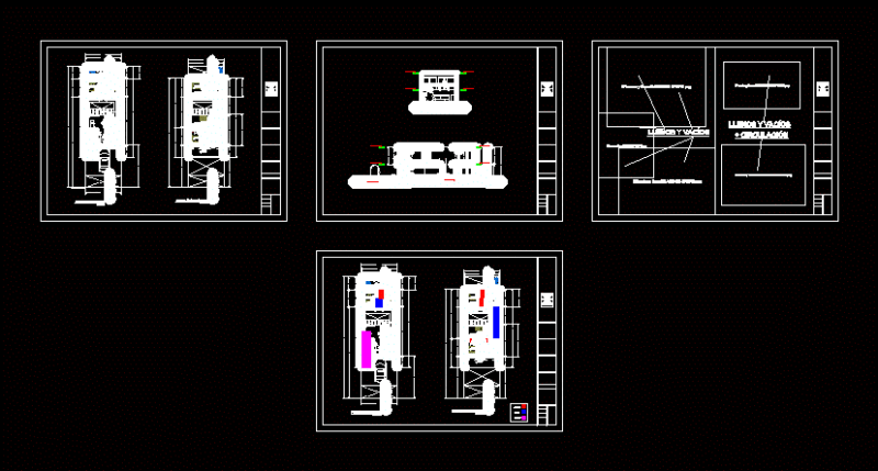 Housing Bifamiliar 6×20 DWG Block for AutoCAD