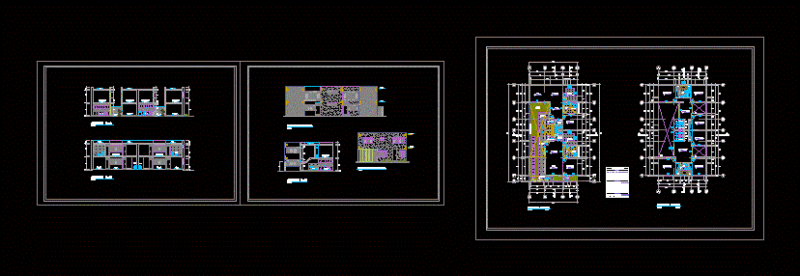 Housing Bifamiliar DWG Section for AutoCAD