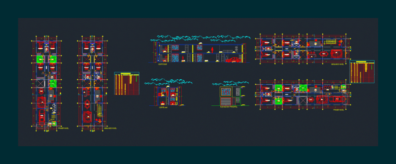 Housing Bifamiliar Sto Dominguito DWG Block for AutoCAD
