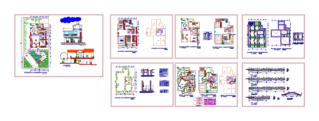 Housing Chalet Sierra DWG Full Project for AutoCAD