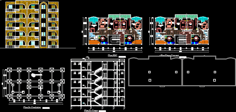 Housing Collective DWG Block for AutoCAD