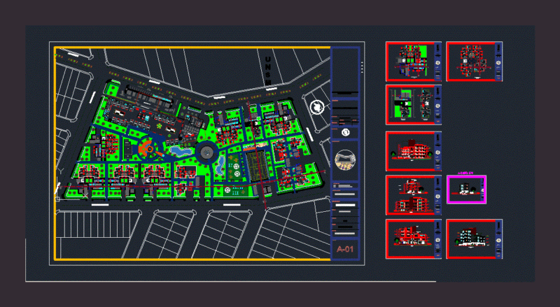 Housing Complex DWG Full Project for AutoCAD