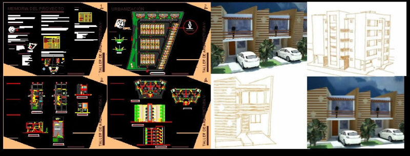 Housing Complex DWG Full Project for AutoCAD