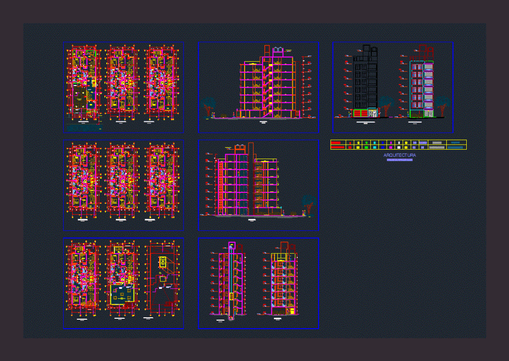 Housing Department DWG Section for AutoCAD