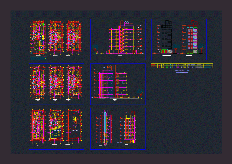 Housing Department DWG Section for AutoCAD
