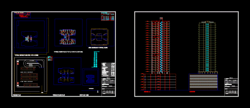 Housing Department In Mumbai DWG Section for AutoCAD
