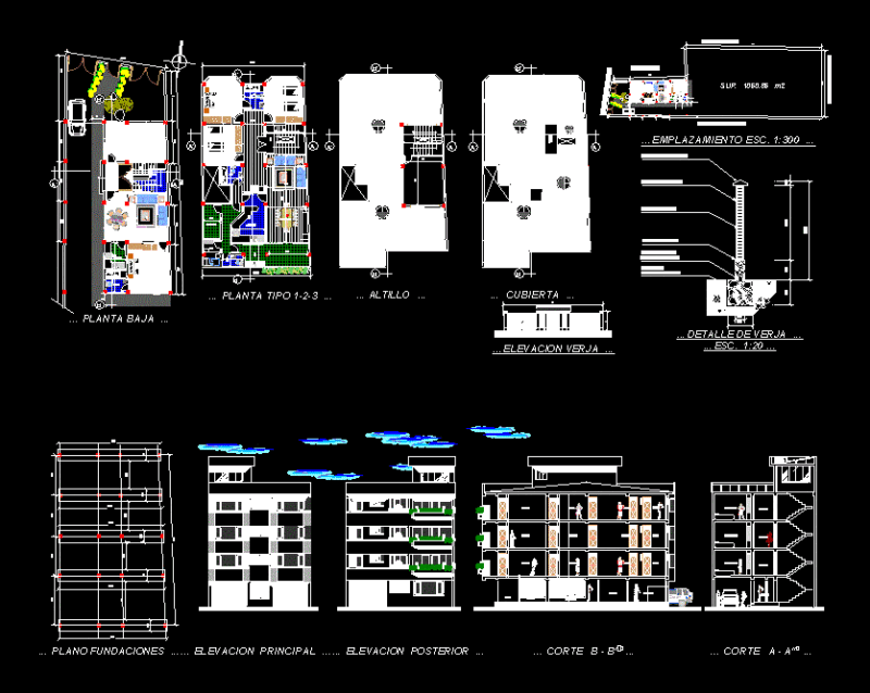 Housing Departments DWG Plan for AutoCAD