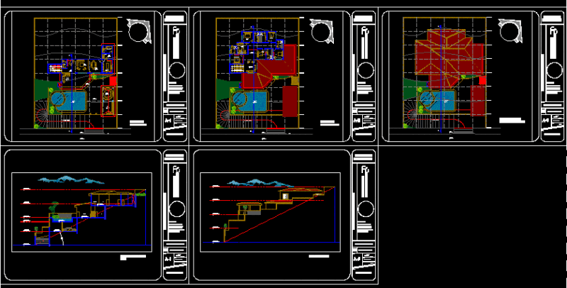 Housing Drop DWG Block for AutoCAD
