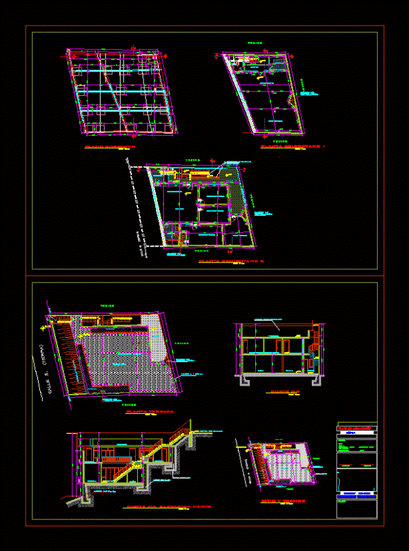 Housing DWG Block for AutoCAD