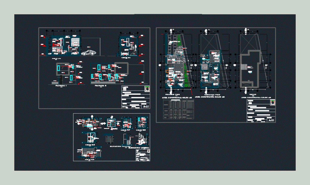 Housing DWG Block for AutoCAD