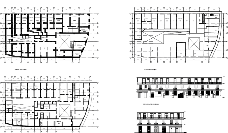 Housing DWG Block for AutoCAD