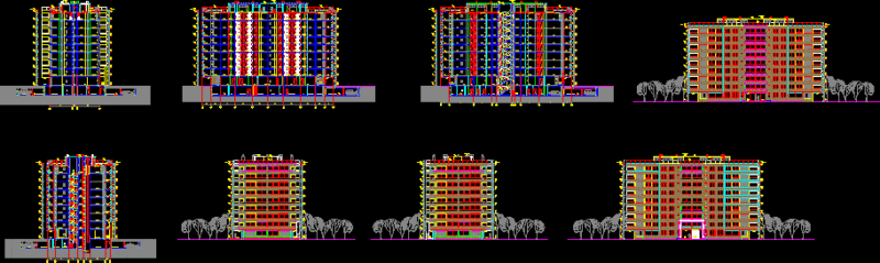 Housing DWG Block for AutoCAD