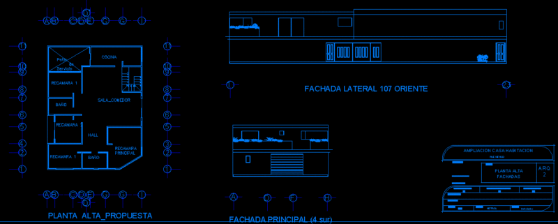 Housing DWG Block for AutoCAD