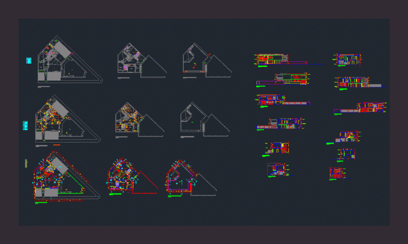 Housing DWG Block for AutoCAD