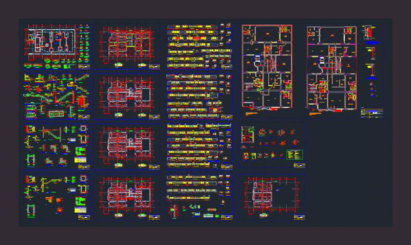 Housing DWG Detail for AutoCAD