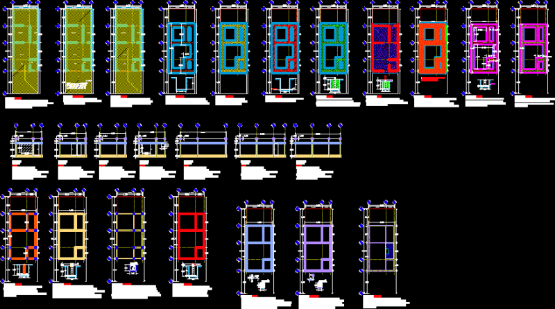 Housing DWG Detail for AutoCAD