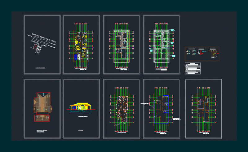 Housing DWG Detail for AutoCAD