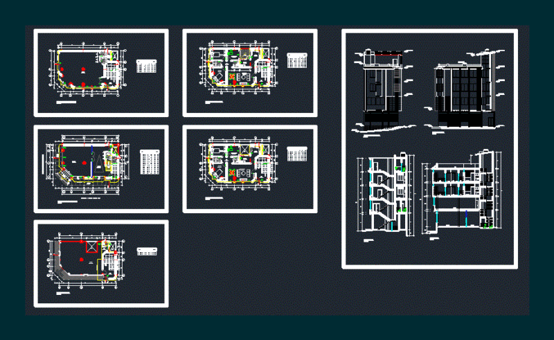 Housing DWG Detail for AutoCAD