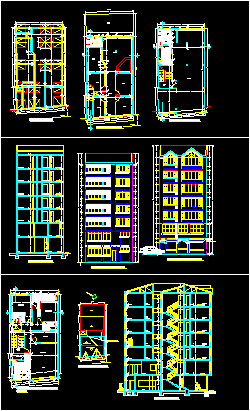 Housing DWG Elevation for AutoCAD • Designs CAD