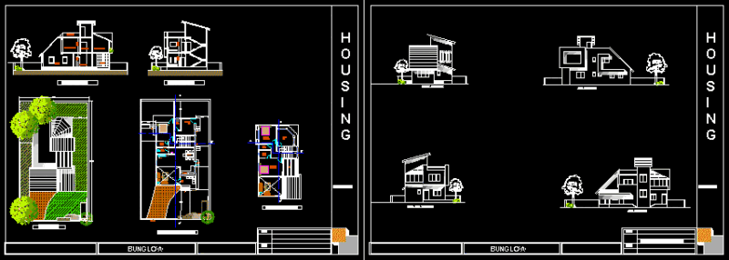 Housing DWG Full Project for AutoCAD