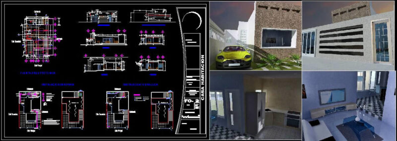 Housing DWG Full Project for AutoCAD