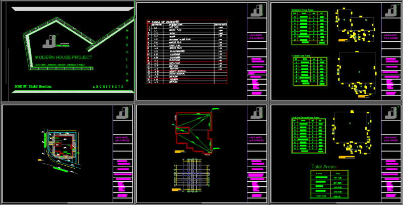 Housing DWG Full Project for AutoCAD
