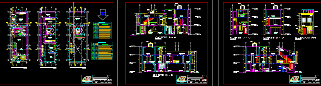 Housing DWG Model for AutoCAD