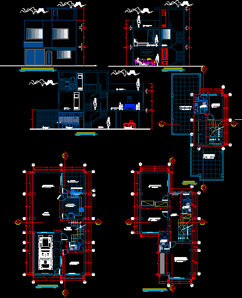 Housing DWG Section for AutoCAD • Designs CAD