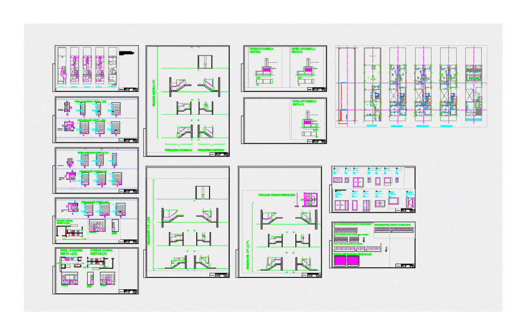 Housing Eidificio DWG Plan for AutoCAD