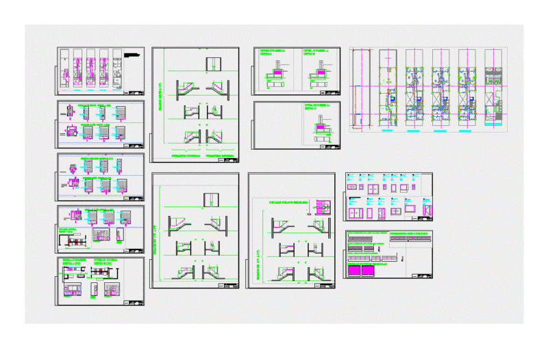 Housing Eidificio DWG Plan for AutoCAD