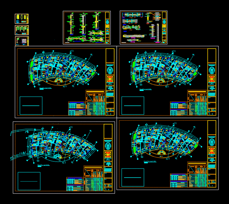 Housing Estate And Travel Services DWG Block for AutoCAD
