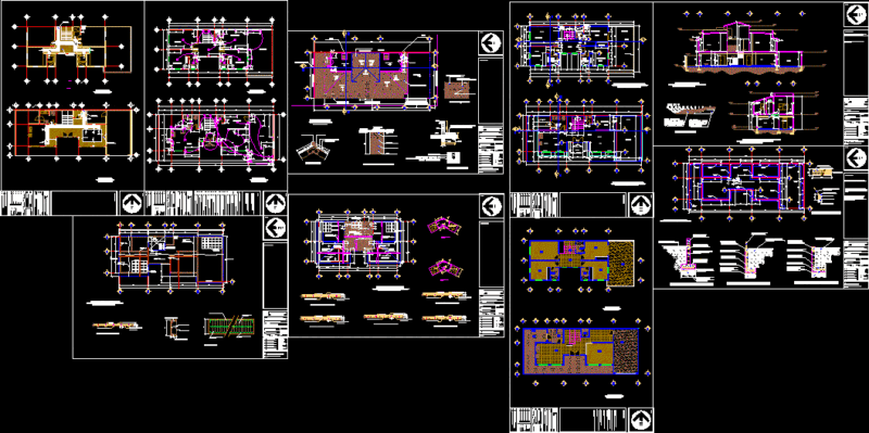 Housing Executive Project DWG Full Project for AutoCAD