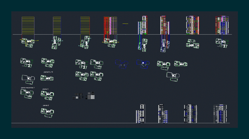 Housing Height DWG Block for AutoCAD