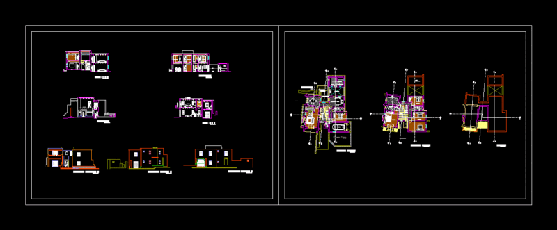 Housing Housing Adobe Adobe DWG Block for AutoCAD