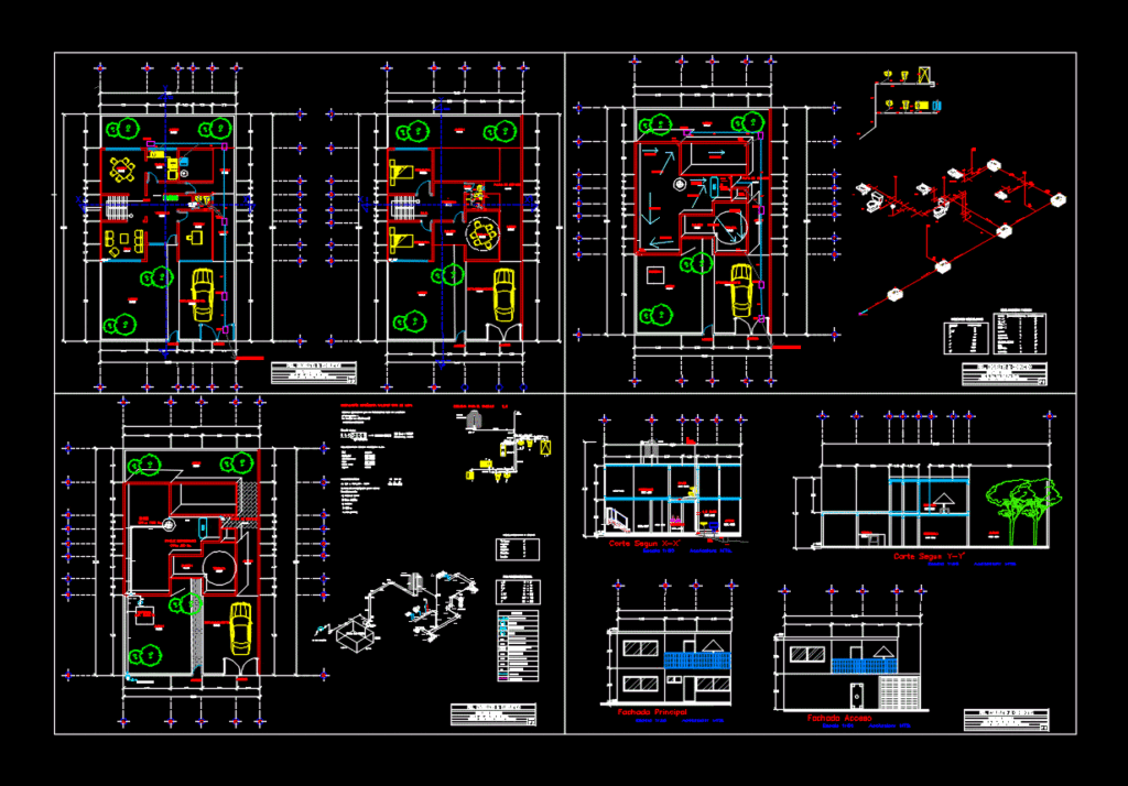 Housing Hydraulic And Sanitary DWG Block for AutoCAD