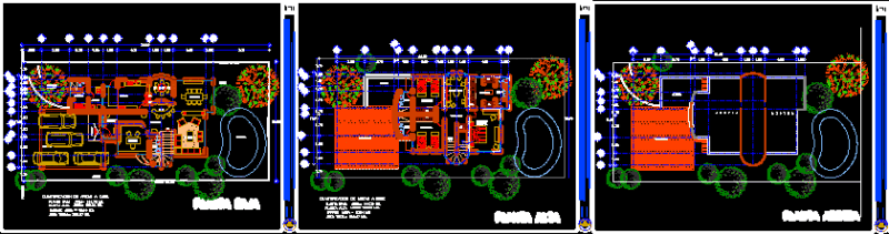 2 Storeys House In Cancun 2D DWG Full Project For AutoCAD