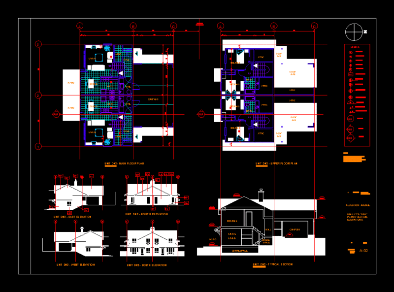 Housing Matched DWG Block for AutoCAD