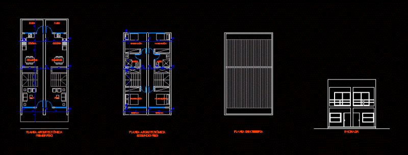 Housing Matched DWG Block for AutoCAD