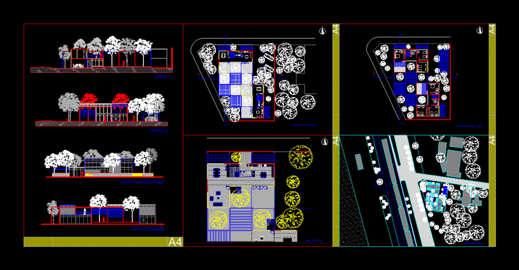 Housing Matched DWG Full Project for AutoCAD