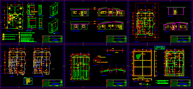 Housing Model DWG Model for AutoCAD
