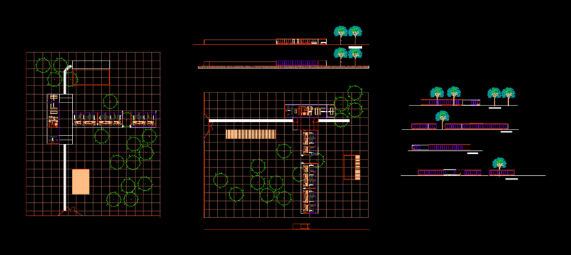 Housing Multi-Family Home DWG Block for AutoCAD